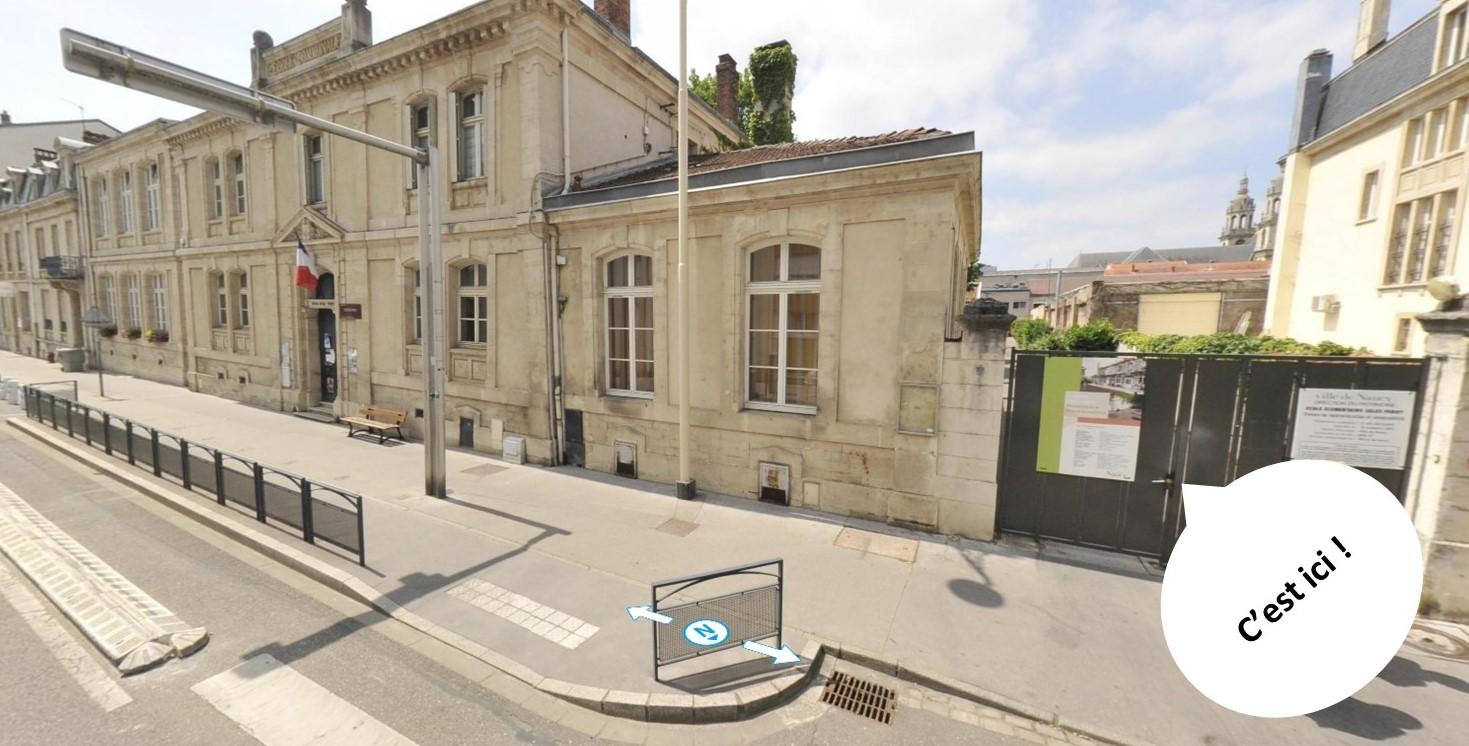 Façade de la Salle Jules Ferry, Nancy